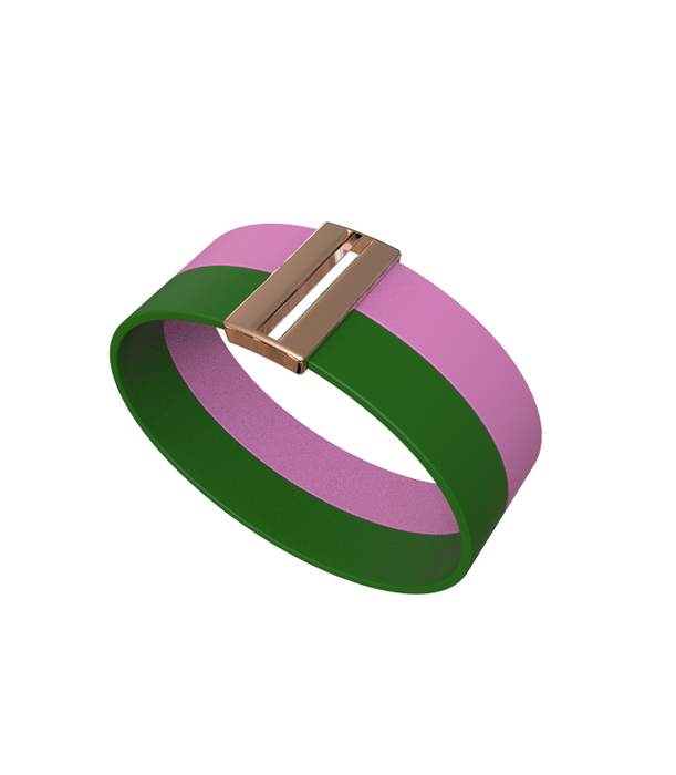 BRACELET "PLAYA DE NALÓ" (double en or rose)