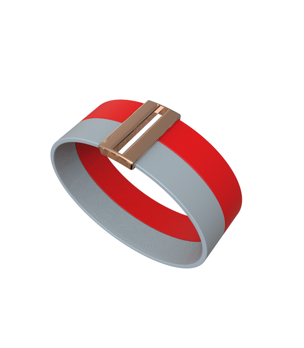 BRACELET "PLAYA DE NALÓ" (double en or rose)
