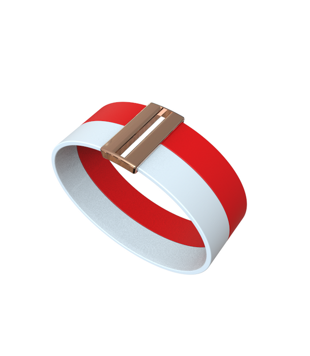 BRACELET "PLAYA DE NALÓ" (double en or rose)
