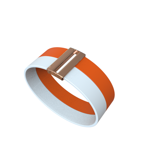 BRACELET "PLAYA DE NALÓ" (double en or rose)