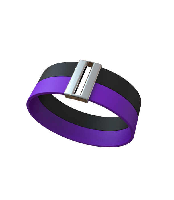 BRACELET "PLAYA DE NALÓ" (double en or blanc)