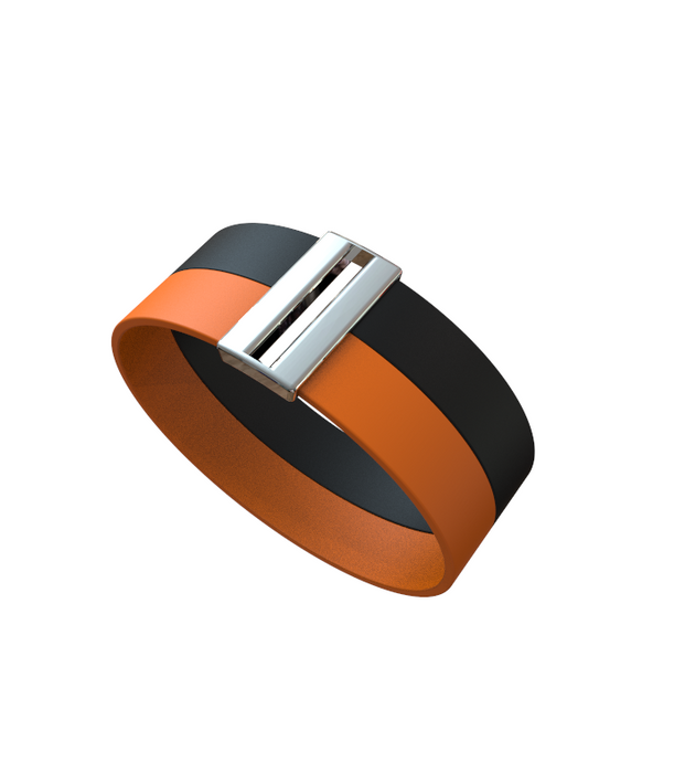 BRACELET "PLAYA DE NALÓ" (double en or blanc)