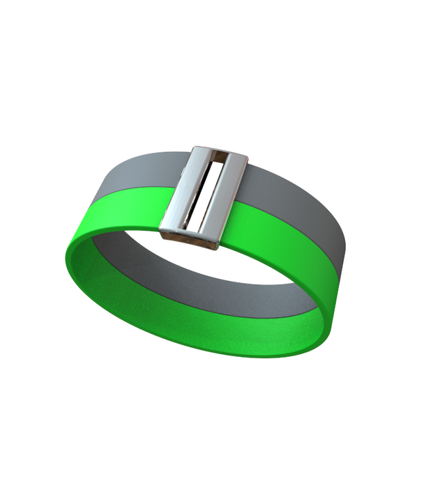 BRACELET "PLAYA DE NALÓ" (double en or blanc)