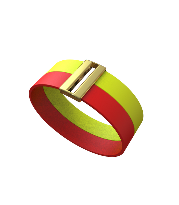 BRACELET "PLAYA DE NALÓ" (double or jaune)