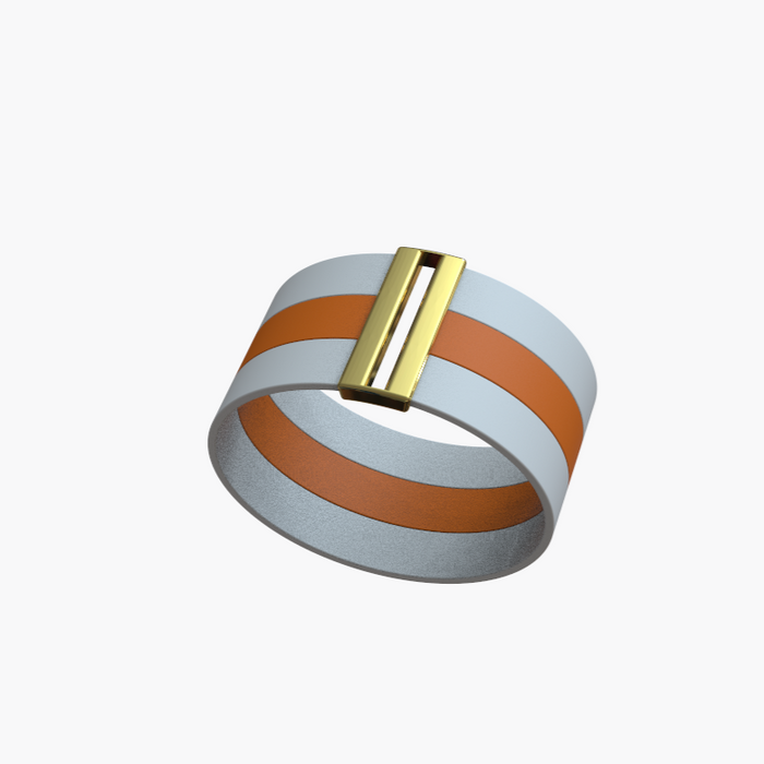 BRACELET "PLAYA DE NALÓ" (triple en or jaune)