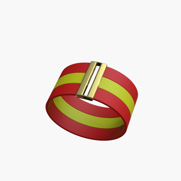 BRACELET "PLAYA DE NALÓ" (triple en or jaune)