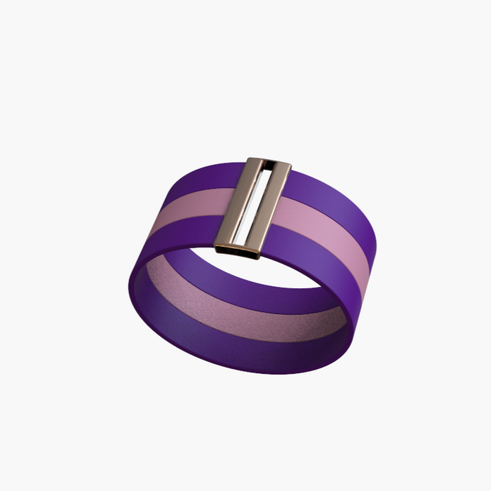 BRACELET "PLAYA DE NALÓ" (Triple en or Rose)