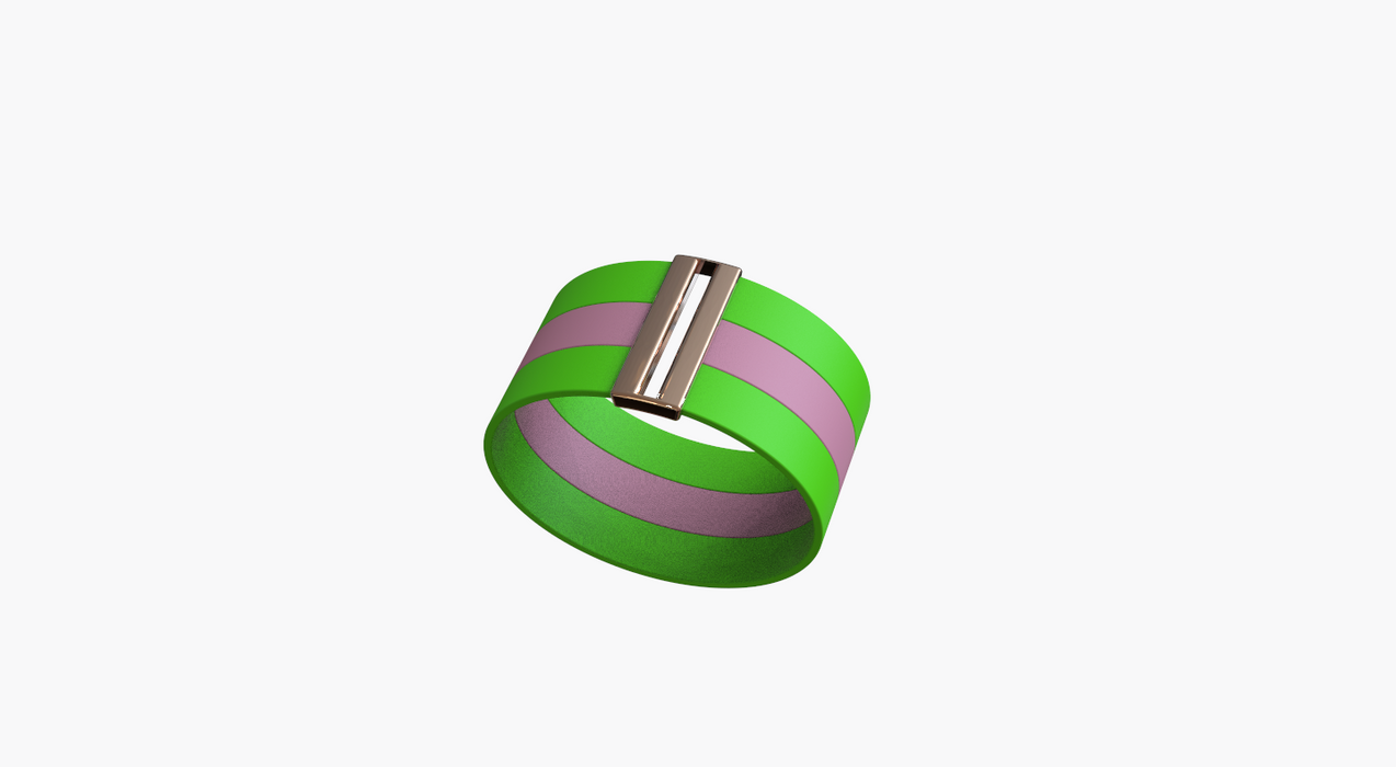BRACELET "PLAYA DE NALÓ" (Triple en or Rose)