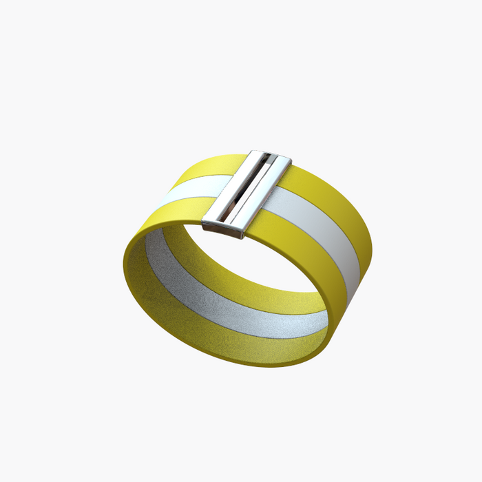 BRACELET PLAYA DE NALO (Triple en or blanc)