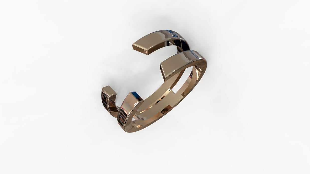 Alliance COMPLICITE (pour solitaire de 0.53 ct)