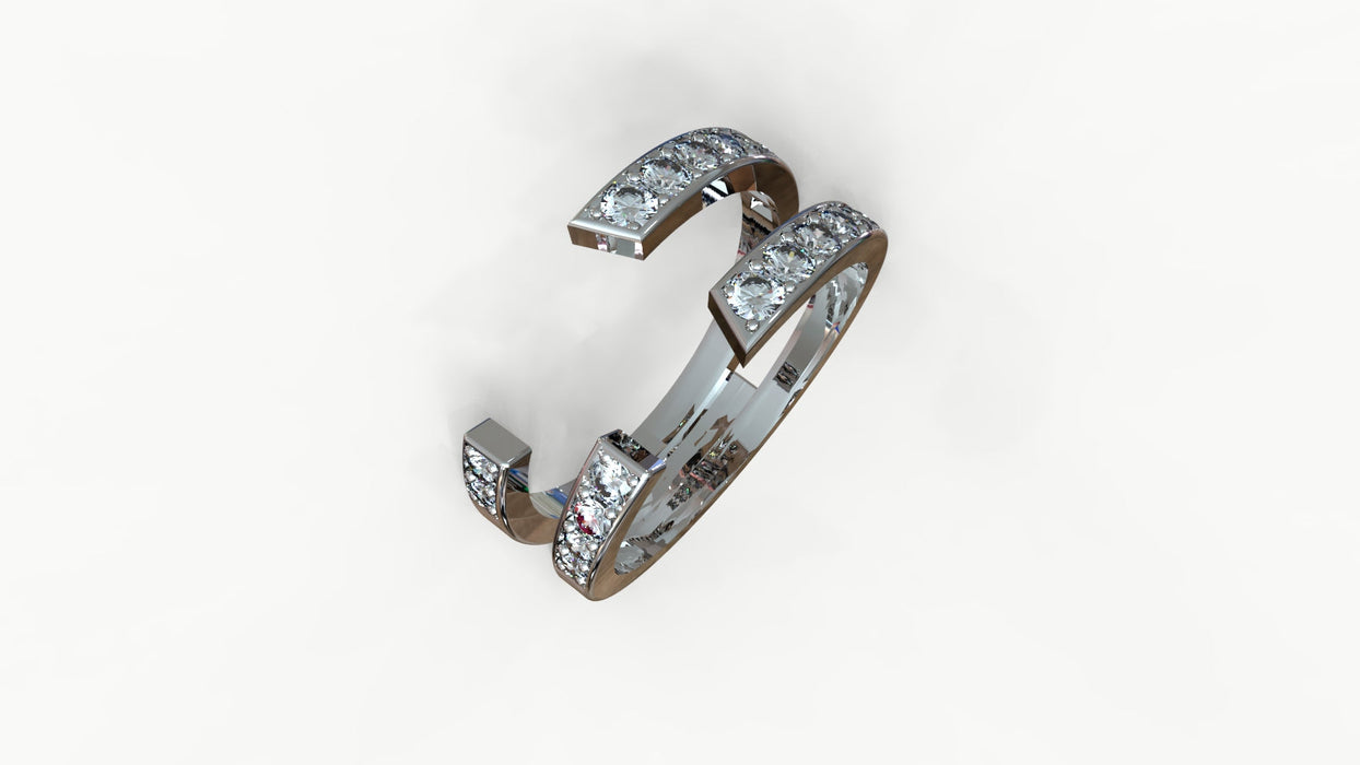 Alliance COMPLICITE (pour solitaire de 1.04 ct)