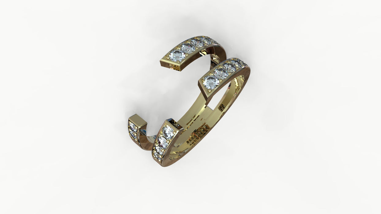 Alliance COMPLICITE (pour solitaire de 1.04 ct)