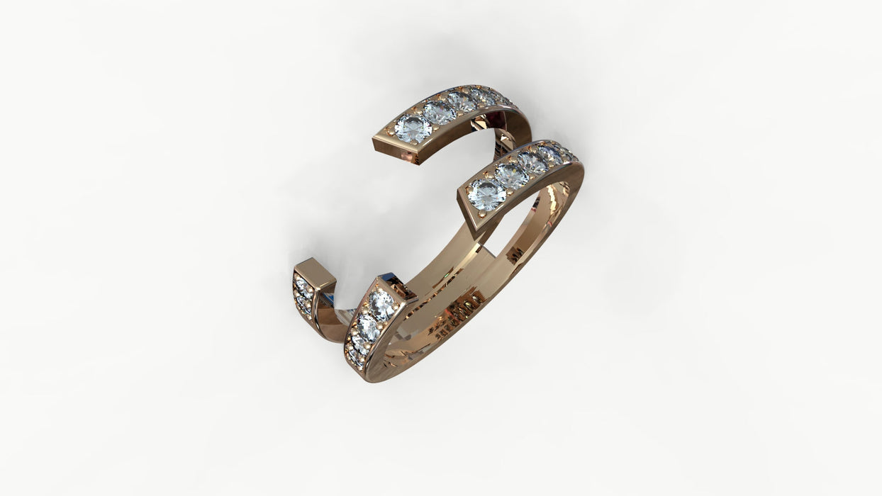 Alliance COMPLICITE (pour solitaire de 1.04 ct)