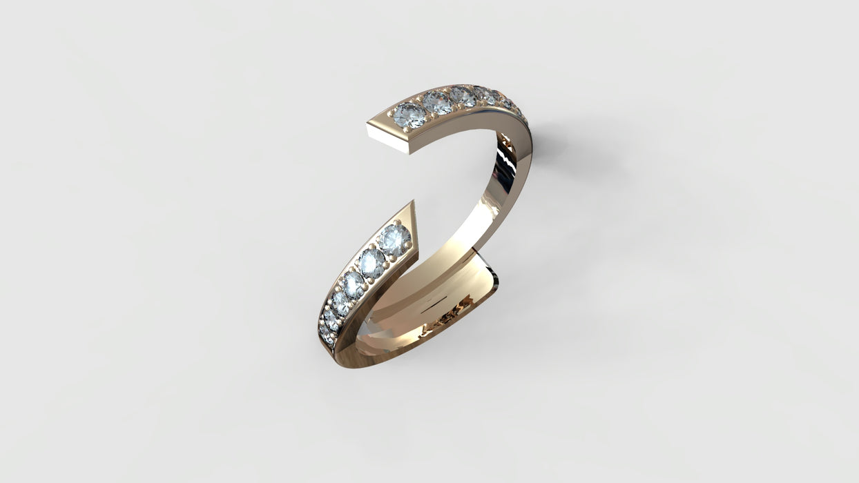 Alliance SACREE (pour solitaire de 0.53 ct)
